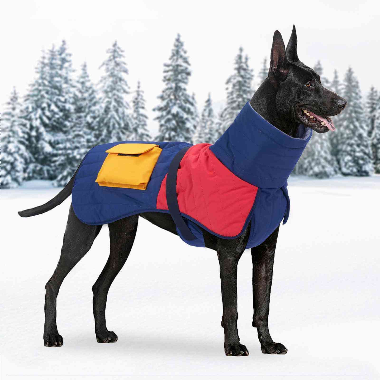 Dog Coat, Winter Wear, Pet Apparel, Thickened Padding, Warm Dog Jacket, Cold Weather Gear, Pet Outerwear, Cozy Canine Clothing, Insulated Dog Vest, Padded Pet Coat.