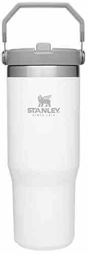 Stanley IceFlow Stainless Steel Tumbler with Straw - Vacuum Insulated Water Bottle for Home, Office or Car - Reusable Cup with Straw Leak Resistant Flip - Cold for 12 Hours or Iced for 2 Days (Polar)