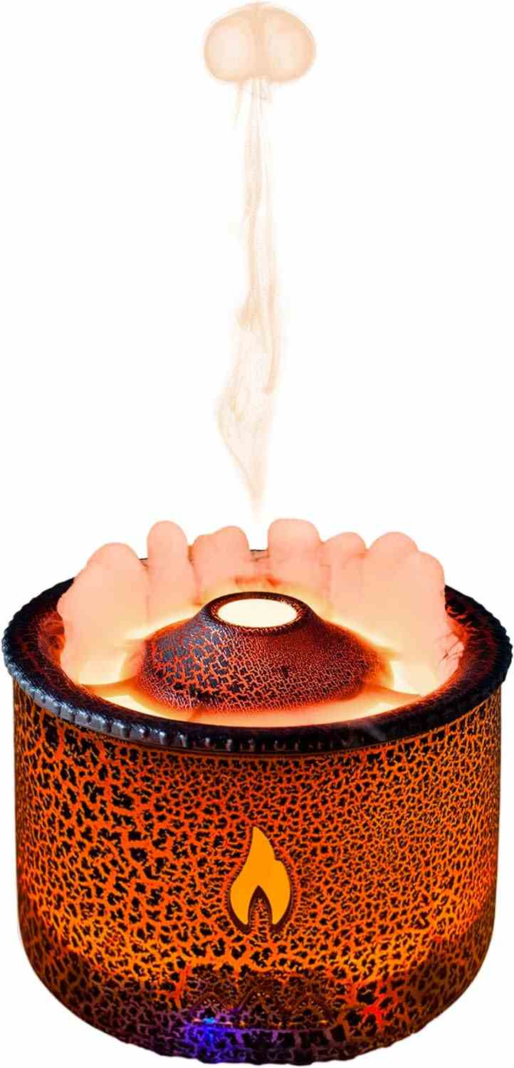 Volcano Humidifier - Stylish Ornament & Intelligent Safety Diffuser