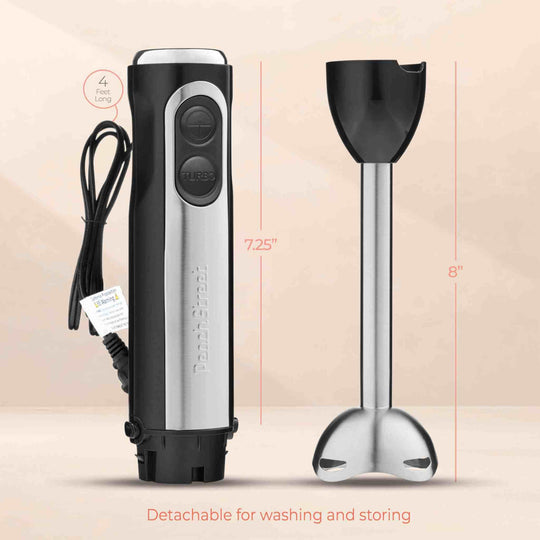 Portable Blender Powerful Immersion Blender, Electric Hand Blender
