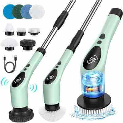 electric cleaning brush : Ultimate Pick 9-in-1 Spin Cleaning Brush