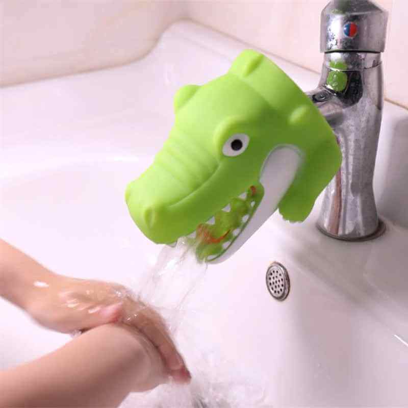 Water Faucet Extender Tap Disney Characters, Silicone Faucet Extension