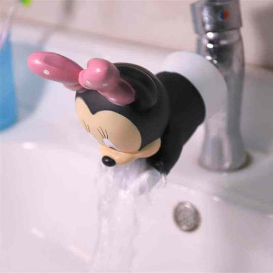 Water Faucet Extender Tap Disney Characters, Silicone Faucet Extension