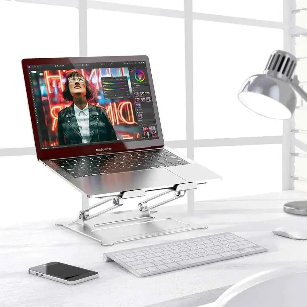 Laptop Stand for Desk Portable and Adjustable Aluminum Alloy Non-Slip