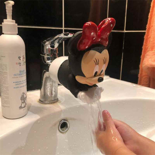 Water Faucet Extender Tap Disney Characters, Silicone Faucet Extension