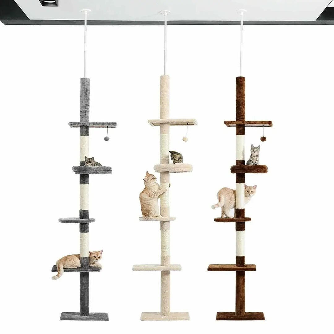 Cat Tree Shelves Wall Mounted Scratching Post.