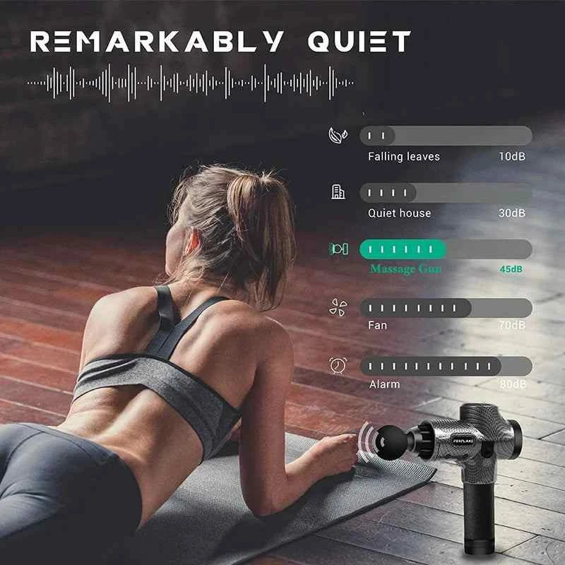 Massage Gun Electric Massage Portable Therapy Recovery Fitness Muscle Relief Percussion Deep Tissue Relaxation,