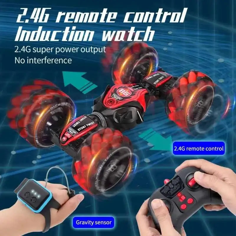 Remote Control Car Toy 4WD Stunt with Radio Gesture Induction Hand