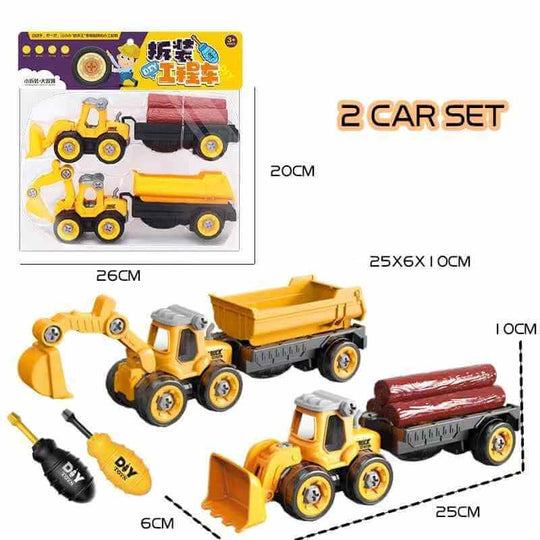 Toy Kids Vehicle Engineering for kids Removable installation Play Set