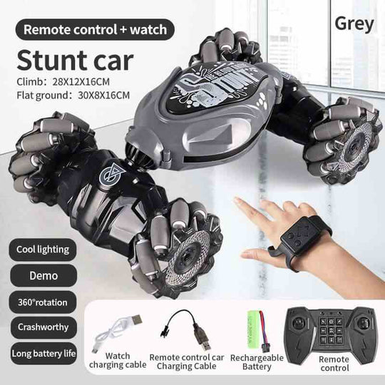 Remote Control Car Toys 16 Stunt LED Gesture Induction I4WD 1:16 Stunt