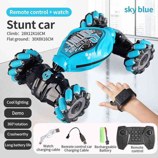 Remote Control Car Toys 16 Stunt LED Gesture Induction I4WD 1:16 Stunt