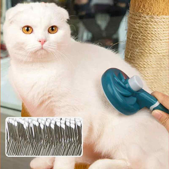 Cat Brush Hair Grooming One Button, Perfectly for your Furry Friends