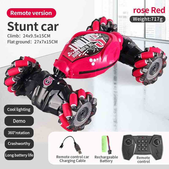 Remote Control Car Toys 16 Stunt LED Gesture Induction I4WD 1:16 Stunt