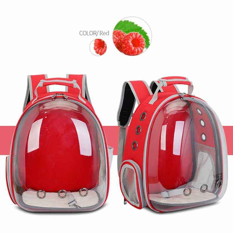 Cat Backpack Carrier Transparent Backpack for Cat and Dog Ventilated