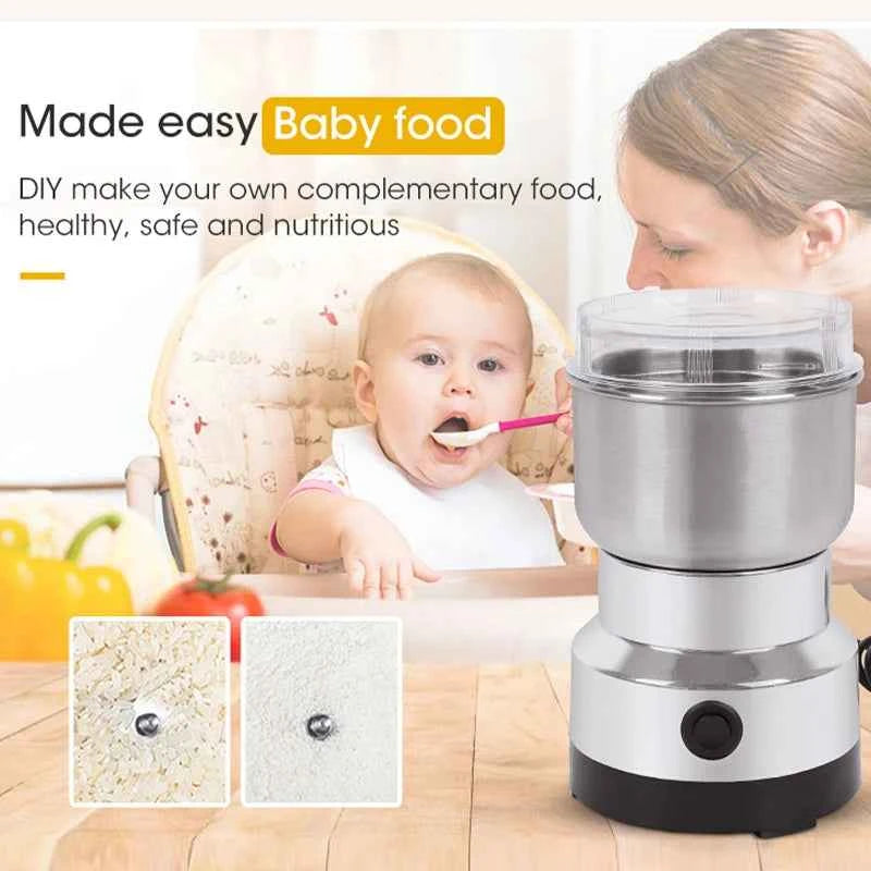 Mini Electric Grinder : Household 300ml for Kitchen Tools & Equipments