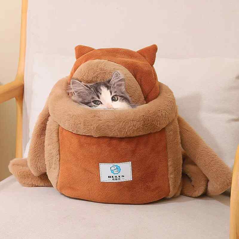  Cat Carrier Backpack Warm for Winter