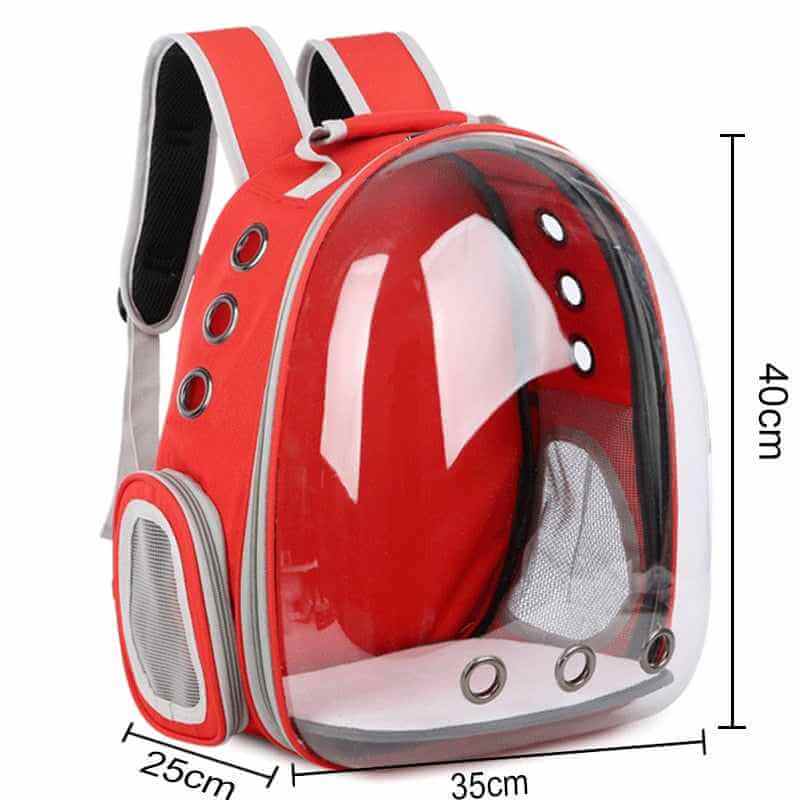 Cat Backpack Carrier Transparent Backpack for Cat and Dog Ventilated Design Carrying Puppy Cats