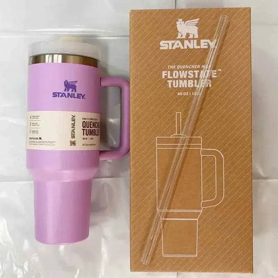 Stanley quencher Tumbler Water Bottle 30/40oz Insulated with Handle