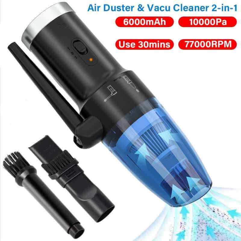Electric Blower Vacuum Cordless for Computer, Air Duster and Vacuum