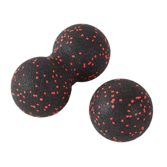 Color Black Ball Massage a Peanut shape for Relieve Pains and uses also as Yoga Ball