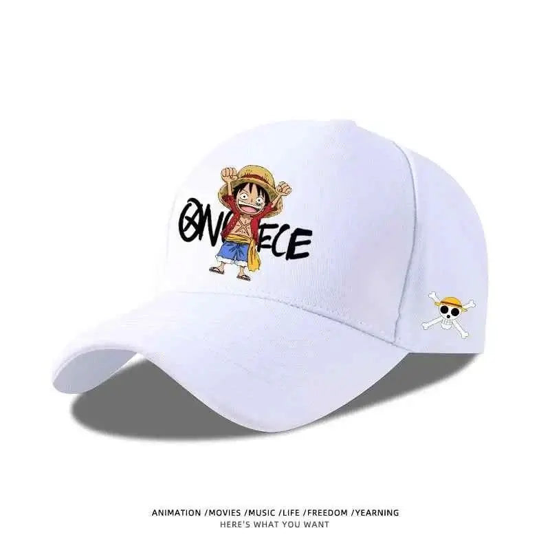 One Piece Luffy Cap Anime Cartoon Baseball Cap Sun Protection Hat