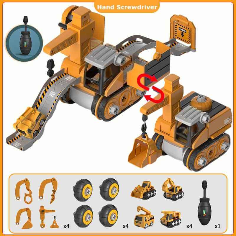 Toy Kids Vehicle Engineering for kids Removable installation Play Set