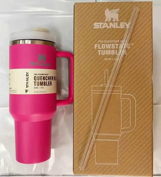 Stanley quencher Tumbler Water Bottle 30/40oz Insulated with Handle