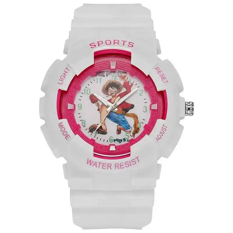 One Piece Wrist Watch Children Electronic Watch Anime Luffy waterproof