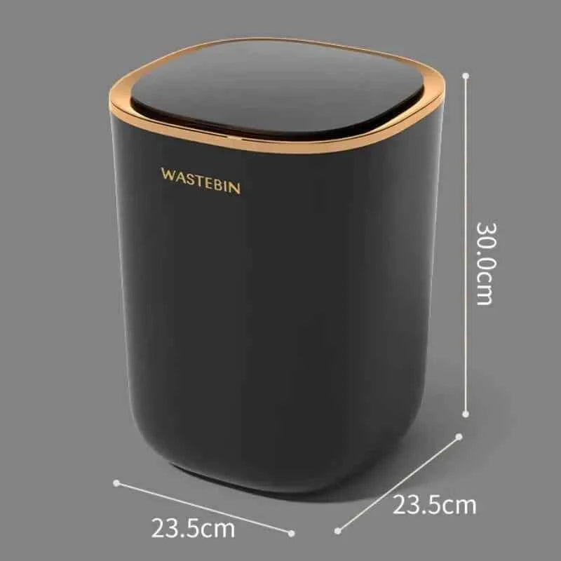 12L Luxury Bathroom Smart Sensor Trash Can 12L Luxury Bathroom Smart Sensor Trash Can black color