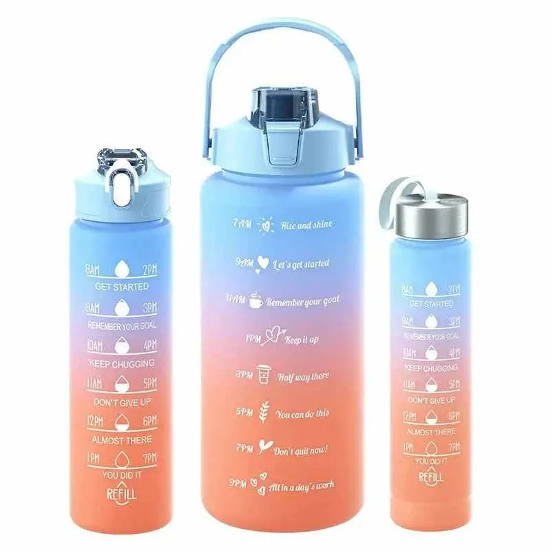 Water Bottle 2 Liter 3-in-1 Affordable Sport, Gym, & Outdoor Use