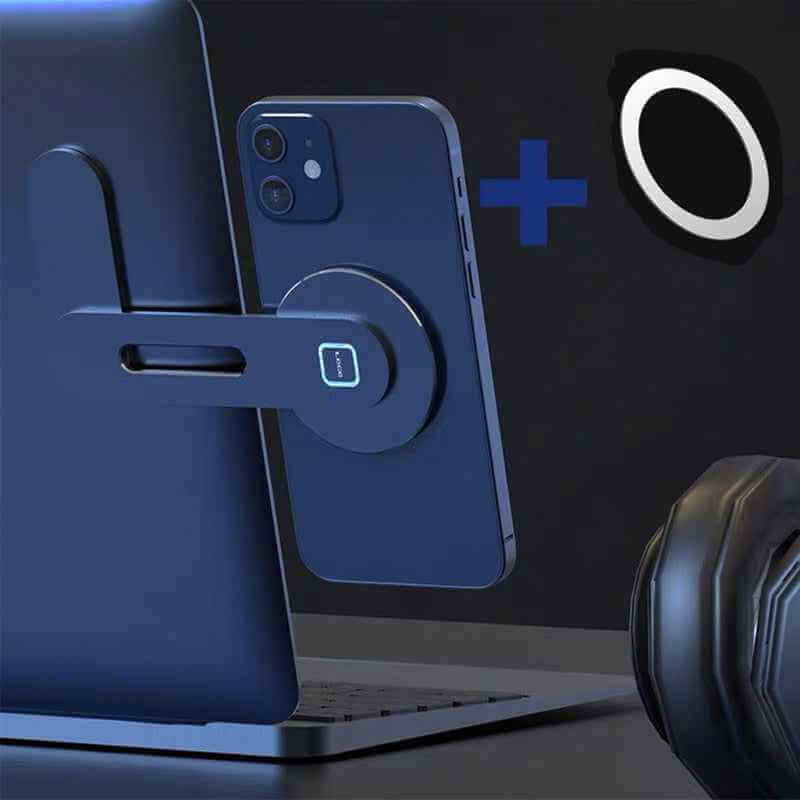 Magnetic Phone Holder for Laptop designed to Apple Phones