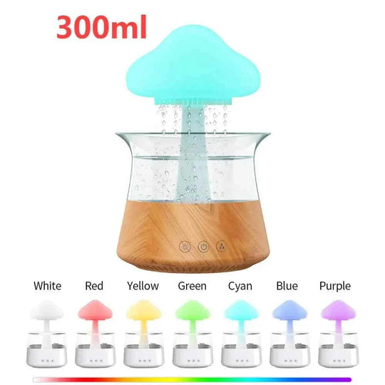 Air Purifier and Humidifier : Mushroom Rain Electric Aroma Diffuser