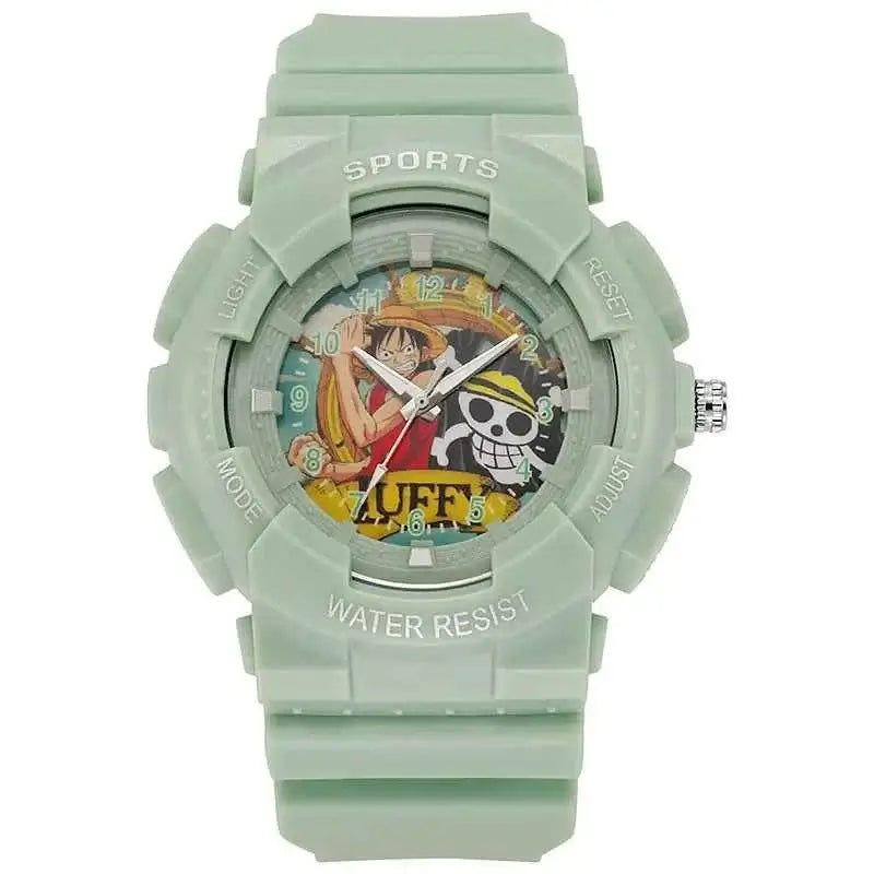 One Piece Wrist Watch Children Electronic Watch Anime Luffy waterproof