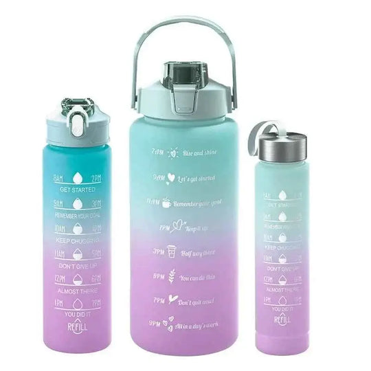 Water Bottle 2 Liter 3-in-1 Affordable Sport, Gym, & Outdoor Use