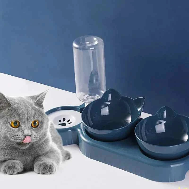 Automatic Cat Feeder Dog & Cat Bowl with Water Dispenser for Easy feed