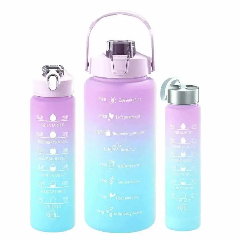 Water Bottle 2 Liter 3-in-1 Affordable Sport, Gym, & Outdoor Use