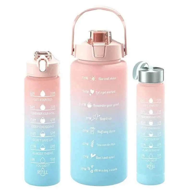 Water Bottle 2 Liter 3-in-1 Affordable Sport, Gym, & Outdoor Use