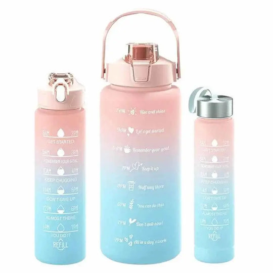 Water Bottle 2 Liter 3-in-1 Affordable Sport, Gym, & Outdoor Use