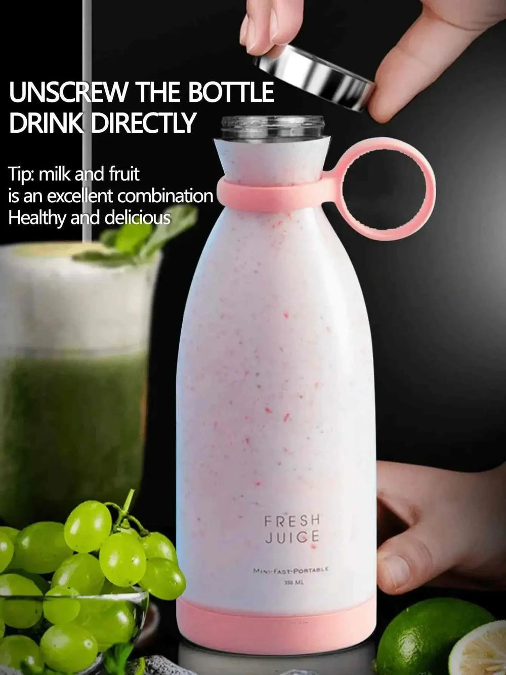 Mini Portable Blender Smoothie Discover the Blend On-the-Go 350ml