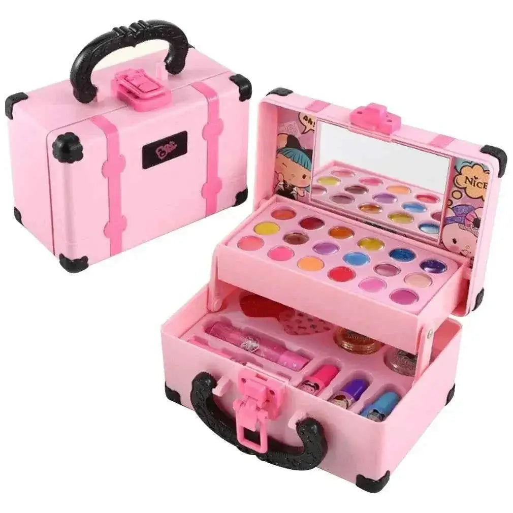 Childrens Makeup Kits Cosmetics Playing Box. Pretend Make Up Handbags