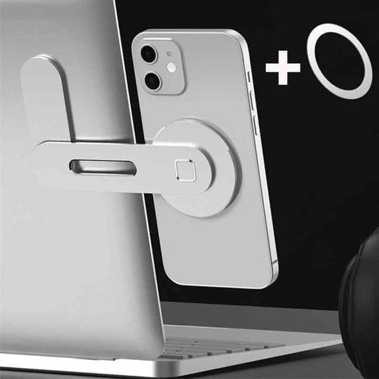 Magnetic Phone Holder for Laptop designed to Apple Phones