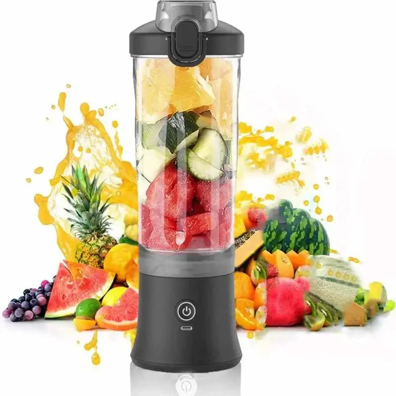 Best Portable Blender 600ML Electric Juicer Fruit Mixers Rechargeable 