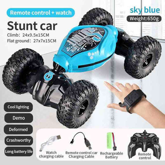 Remote Control Car Toys 16 Stunt LED Gesture Induction I4WD 1:16 Stunt