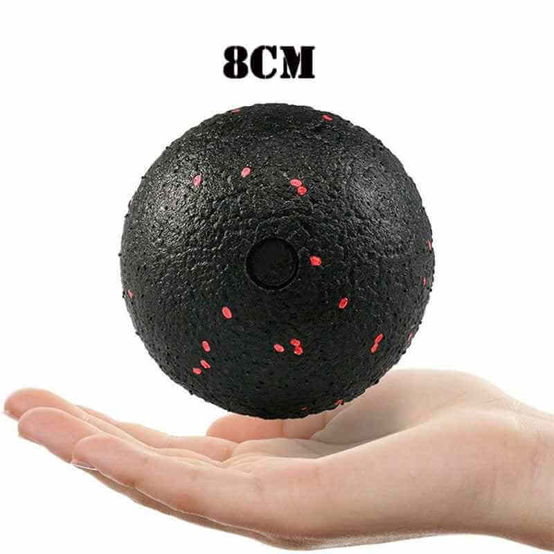 Color Black Ball Massage a Peanut shape for Relieve Pains and uses also as Yoga Ball