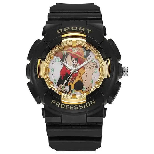 One Piece Wrist Watch Children Electronic Watch Anime Luffy waterproof