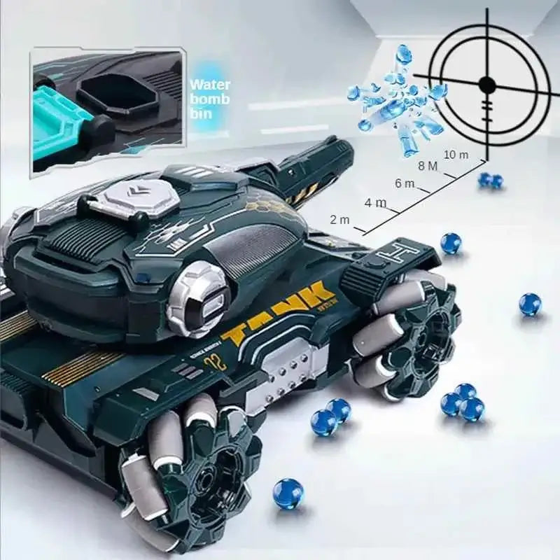 Remote Control Car Tank  Hand Gesture Controlled Water Bomb for Kids