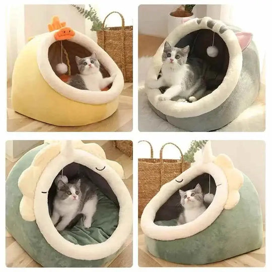 Cat Bed House Round Cushion