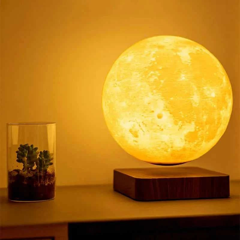 Floating Moon Lamp Magnetic LED Levitation : Elevate Home Decor