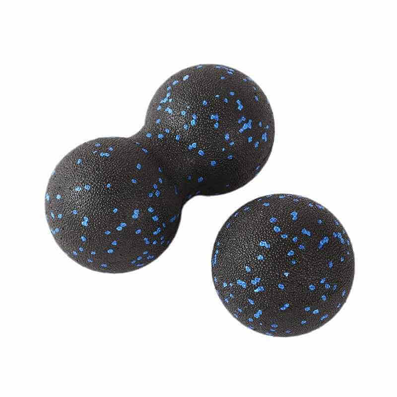 Color Black Ball Massage a Peanut shape for Relieve Pains and uses also as Yoga Ball