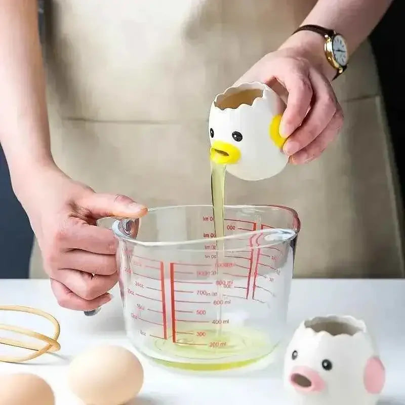 Egg Separator Cute Cartoon Model Kitchen Accessories Easy Separation